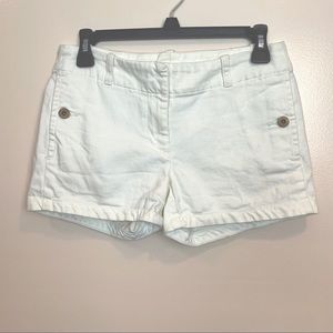 J.Crew White Shorts SZ 0
